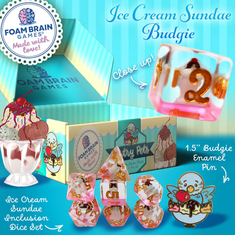 Pastry Pets  Dice & Pin Set
