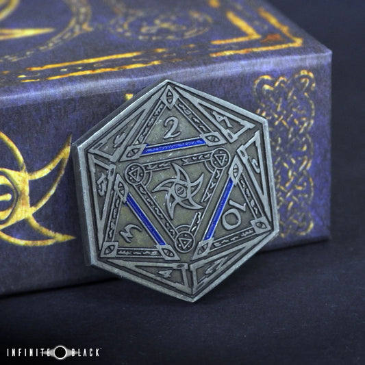 Astral Elder Sign d2 Coin Silver