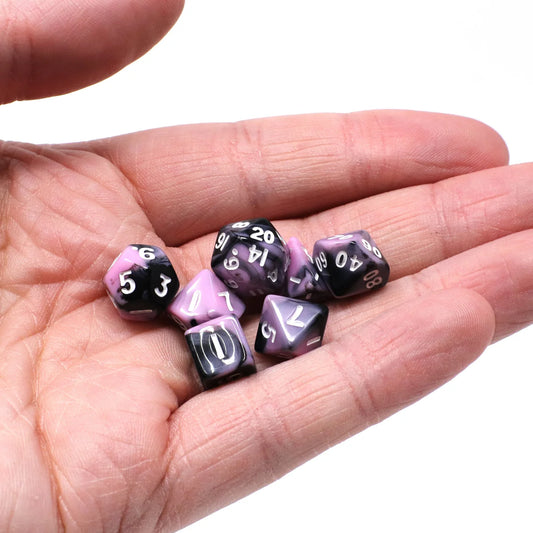 Critlings 7pc Shadow Petal Dice
