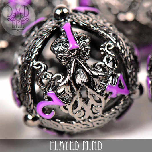 7 Piece RPG Set Hollow Flayed Mind Metal