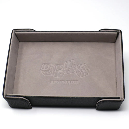 Magnetic Rectangle Dice Tray- Gray