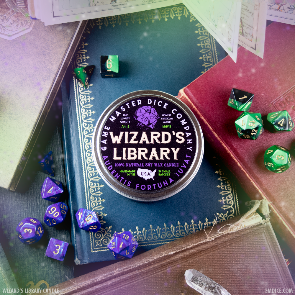 Wizard's Library Gaming Candle