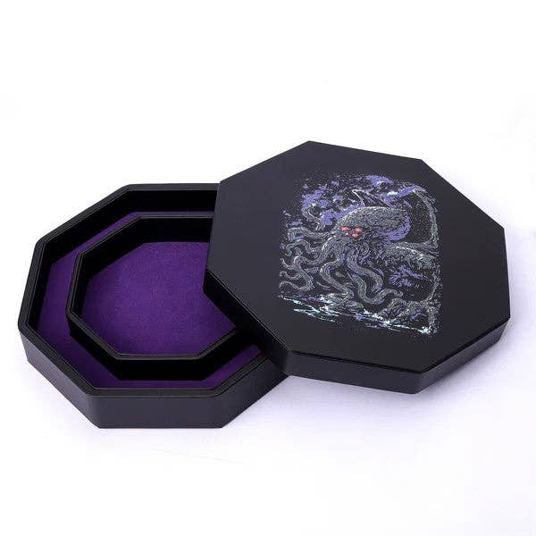 Heros Hoard Dice Tray & Keeper - Cthulu