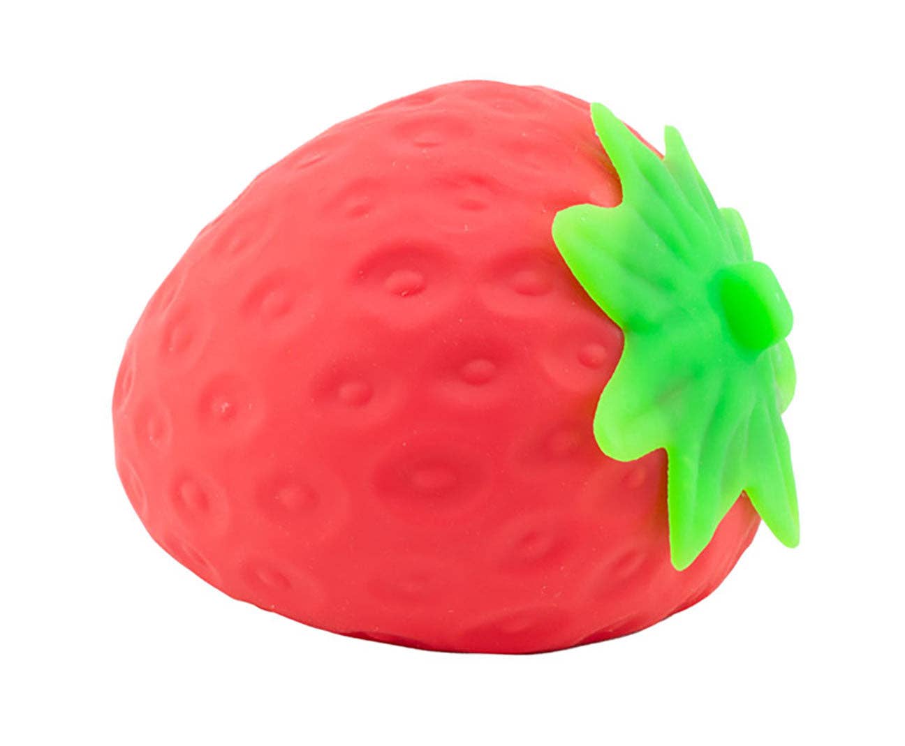 1 Jumbo Doh Filled Strawberry - Soft Stress Squishy Ball