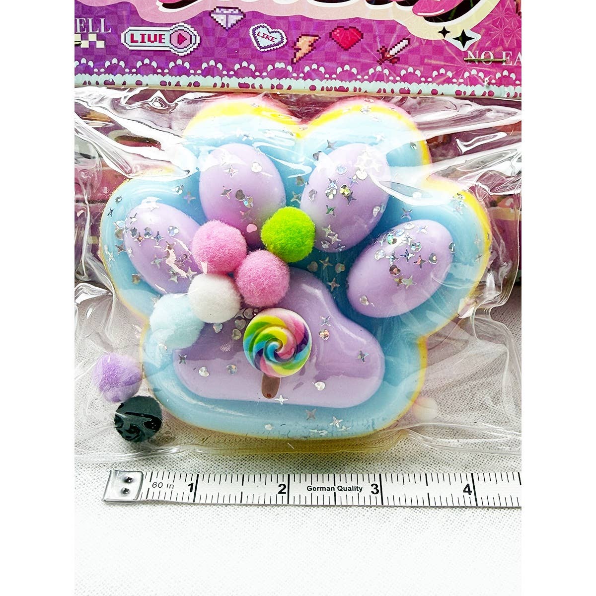 Large Addicting Paw Squishy Toys