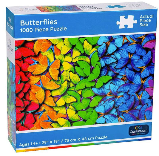 1000 Piece Puzzle - Butterflies