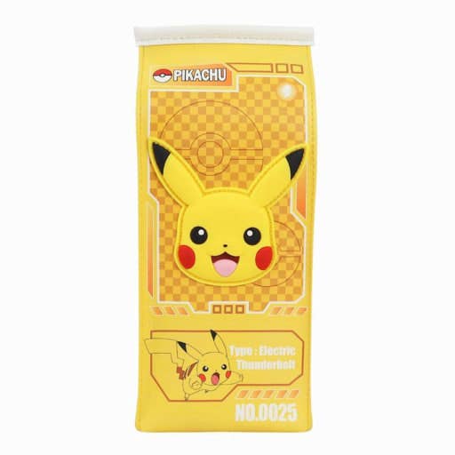 Pokémon Milk Carton Pack -Style Multi Pouch Pencil Case