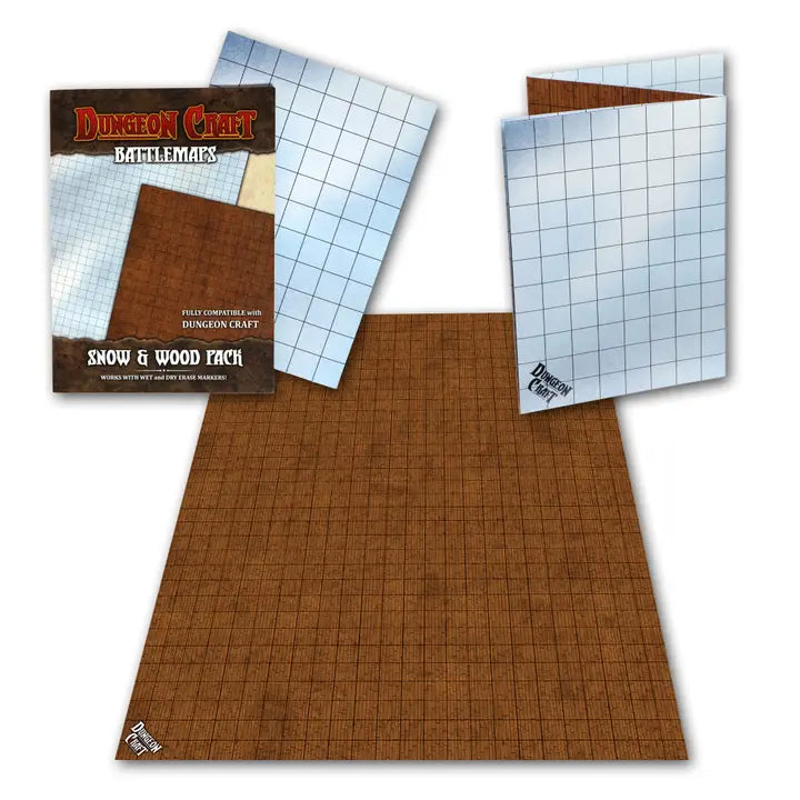 Dungeon Craft Battlemaps Snow & Wood Pack