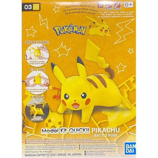 Bandai: Pokemon Quick Kit - Pikachu, Battle Pose