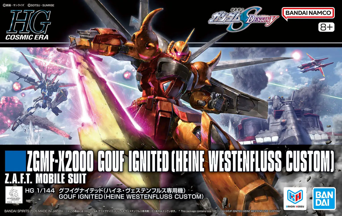 1/144 HGCE Gouf Ignited (Heine Westenfluss Custom)