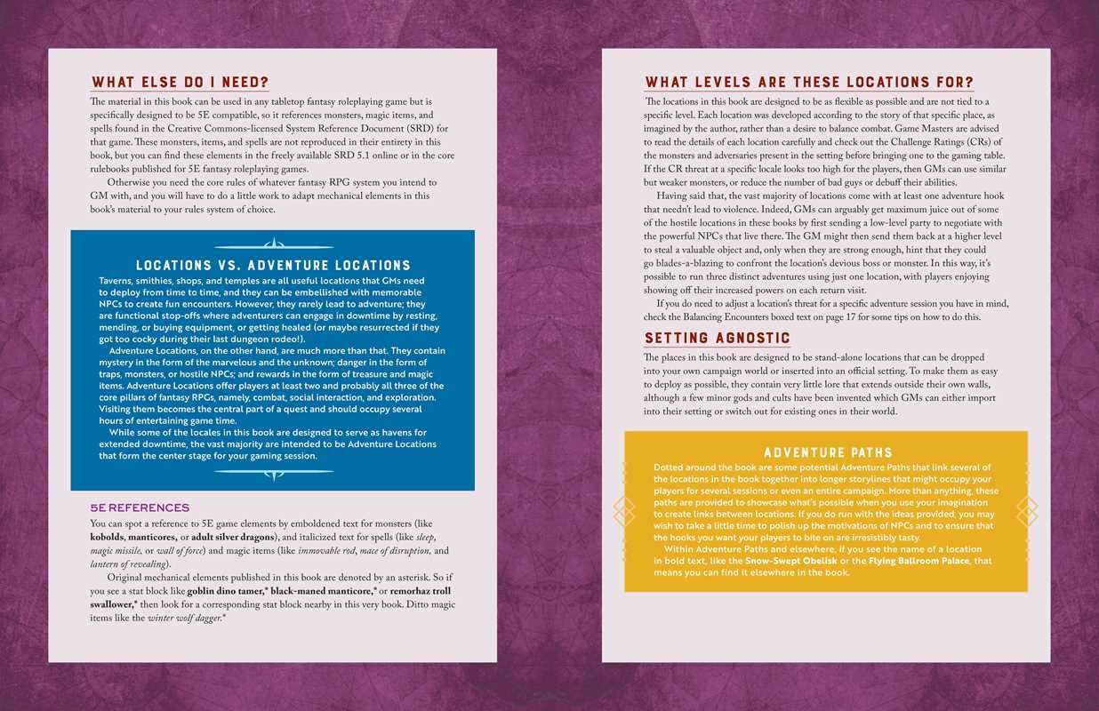 Creative Game Master's Guide to Extraordinary Locations by Duncan Rhodes