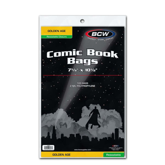 BCW Resealable Golden bags