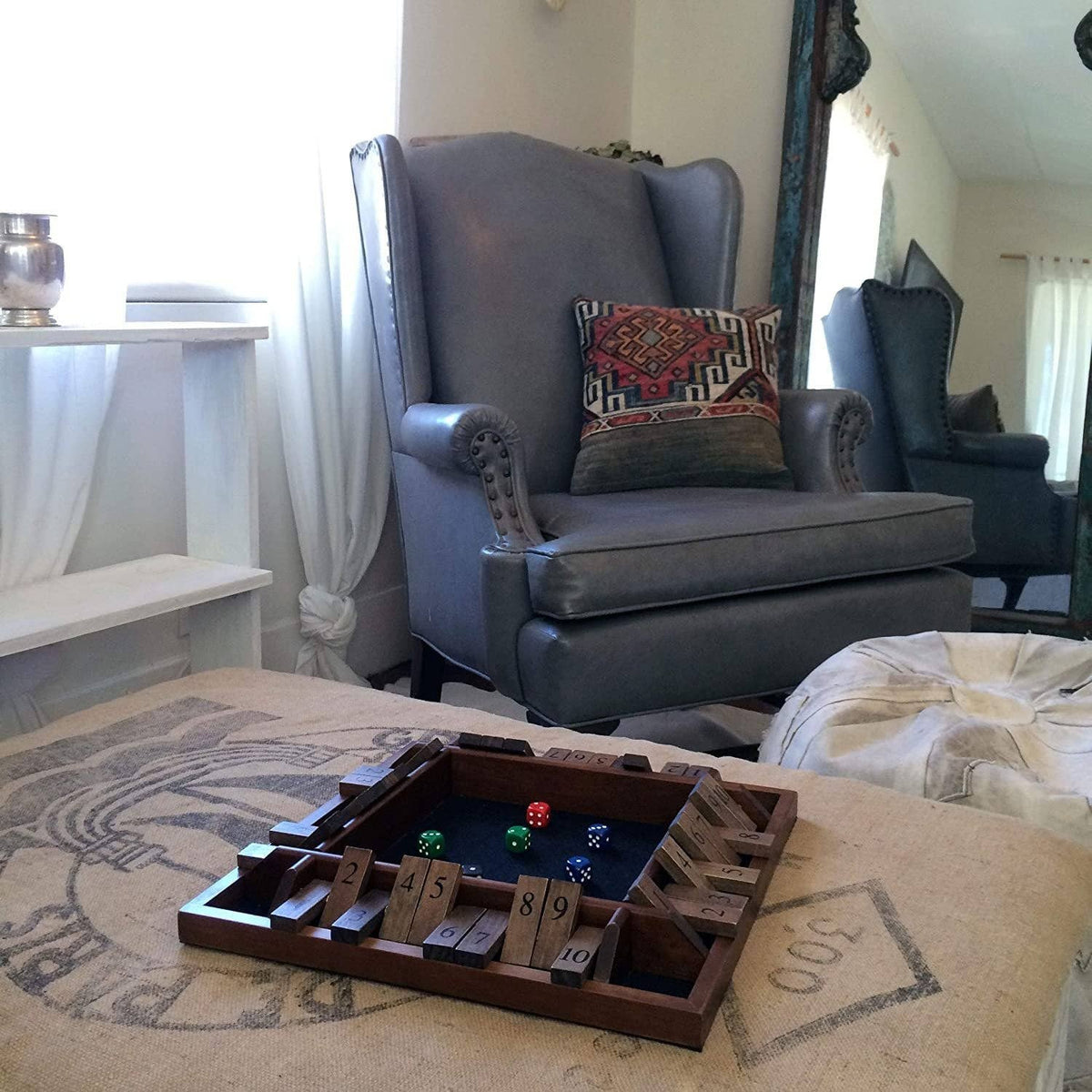 WE Games 4 Player Shut The Box Game  - 14 Inches