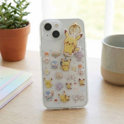 Pokémon Pocket Peace Candy Bonbon Sticker & Keyring Set