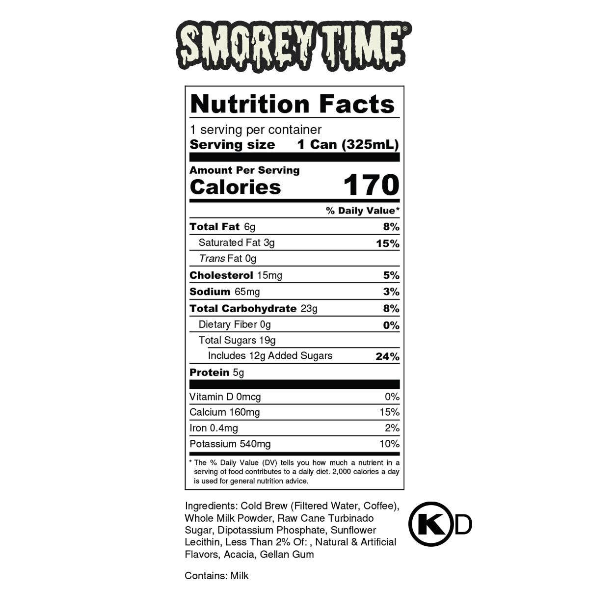 S'morey Time Cold Brew Latte | | Iced Canned Coffee