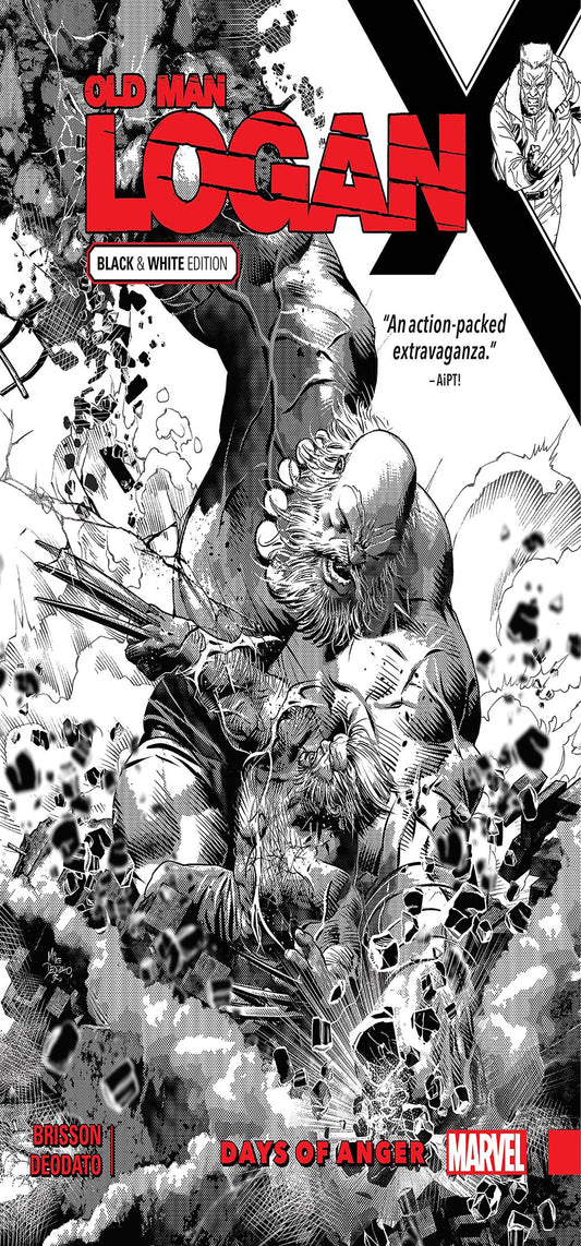 Wolverine Old Man Logan TPB Volume 06 Days Of Anger Black & White Direct Market