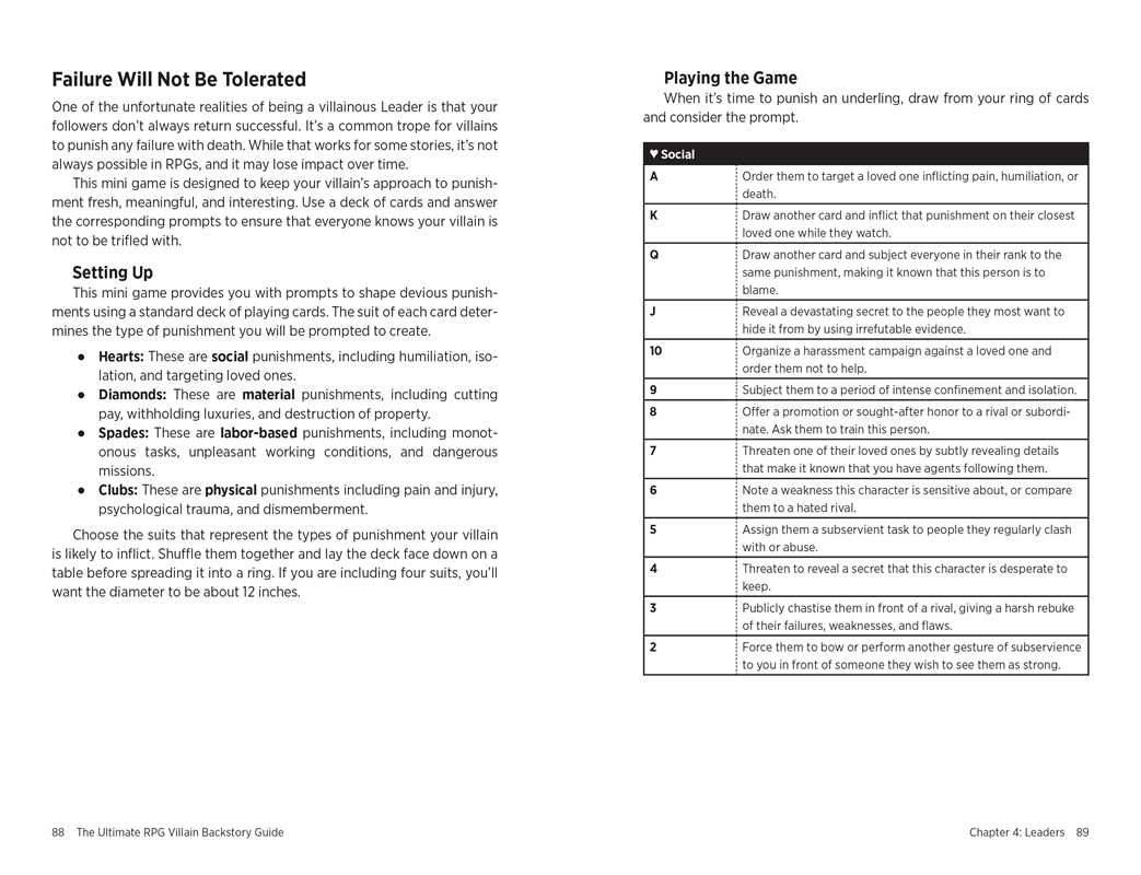 Ultimate RPG Villain Backstory Guide by James D’Amato