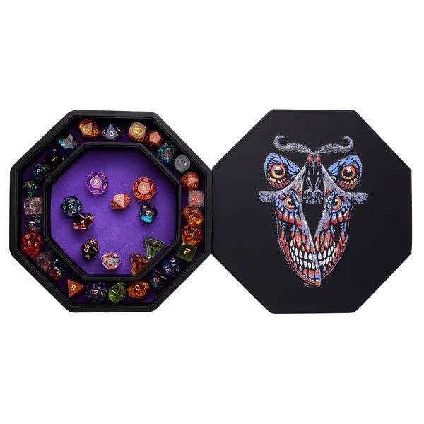 Heros Hoard Dice Tray & Keeper - Mothman