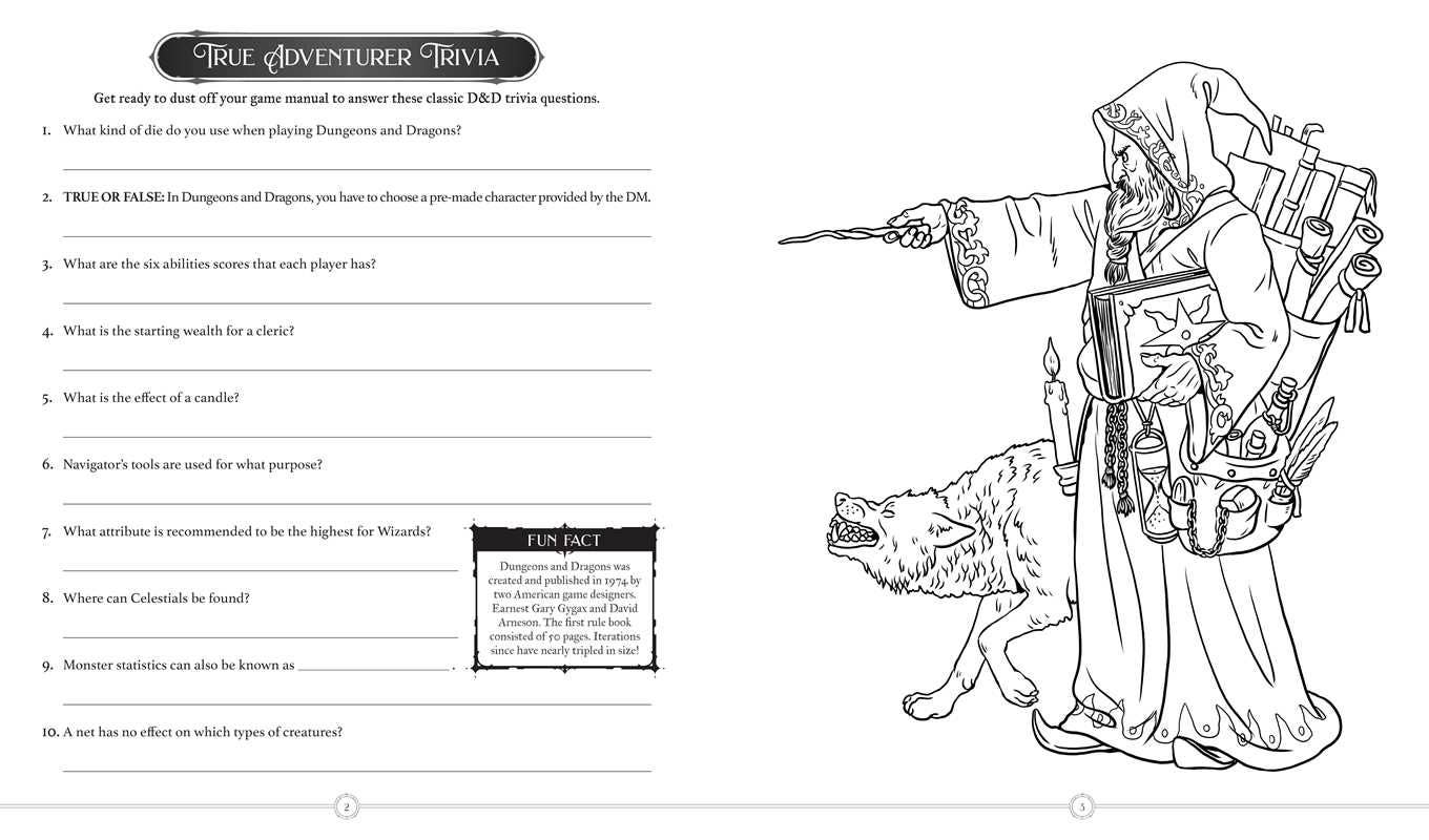 Creative Game Master's Trivia & Activity Book by Anna Mirabella