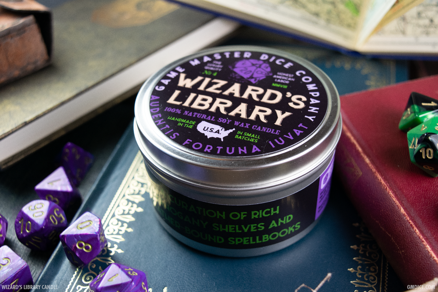 Wizard's Library Gaming Candle