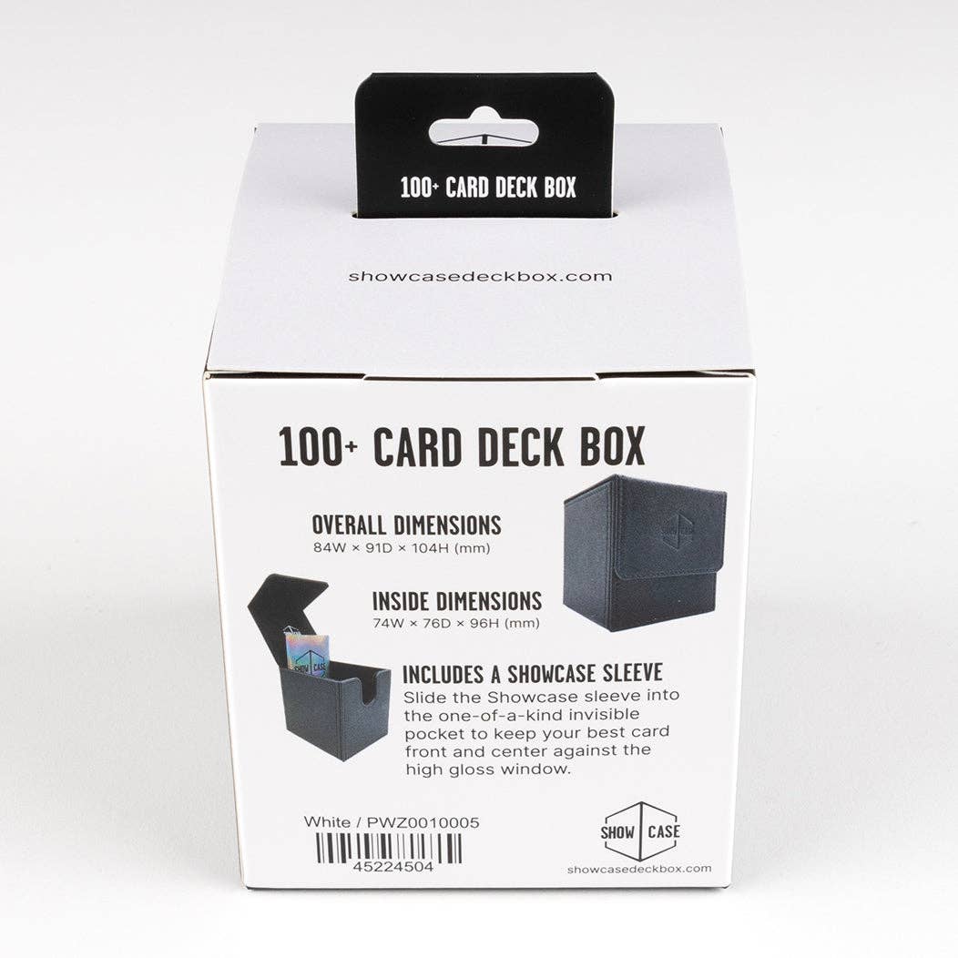 Showcase 100+ Deck Box - White