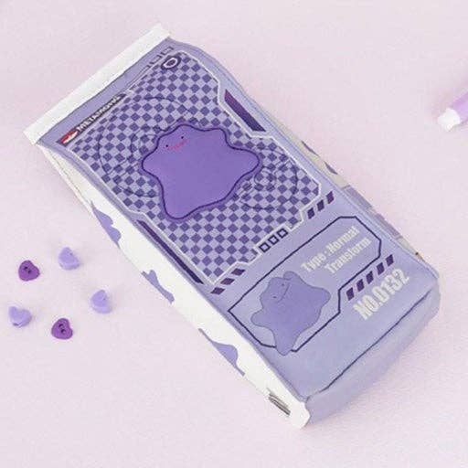 Pokémon Milk Carton Pack -Style Multi Pouch Pencil Case