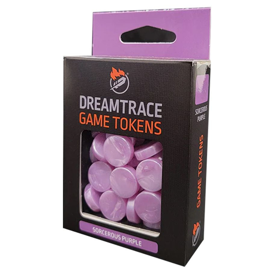 Dreamtrace Gaming Tokens: Dragonglass Purple