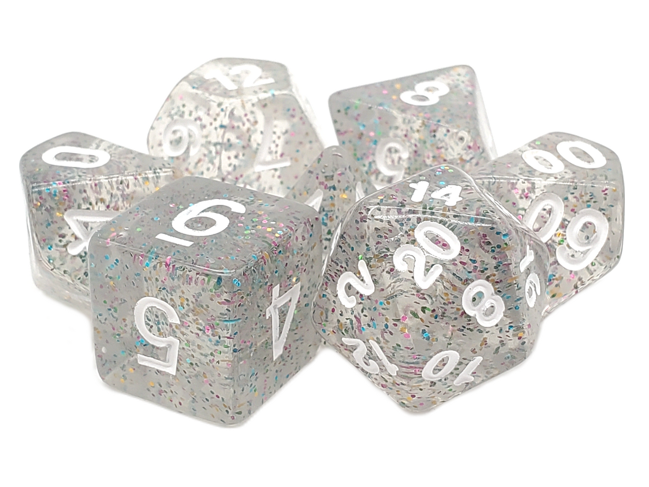 7 Dice set Particles- Happy New Year!