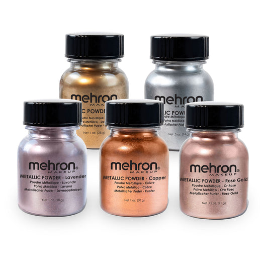 Mehron Metallic Powder with Mixing Liquid