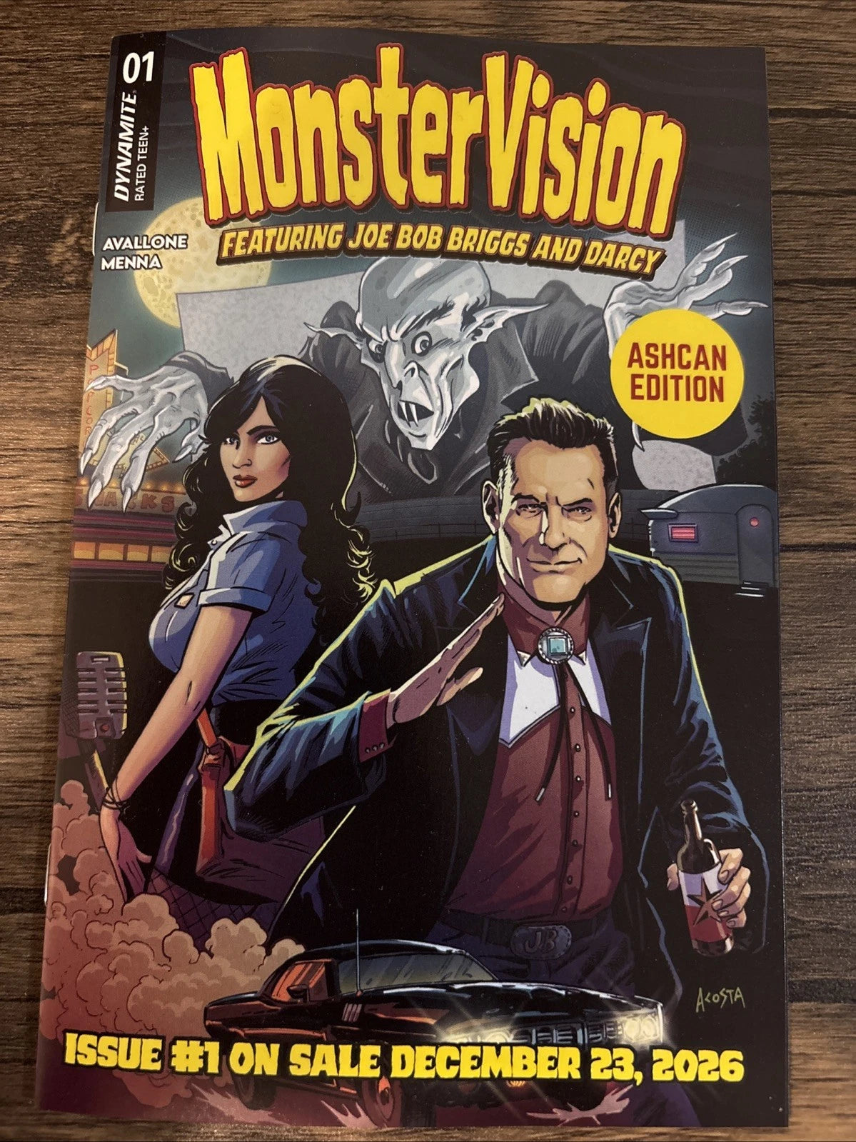2026 Monstervision Featuring Joe Bob Briggs And Darcy #1 ASHCAN EDITION