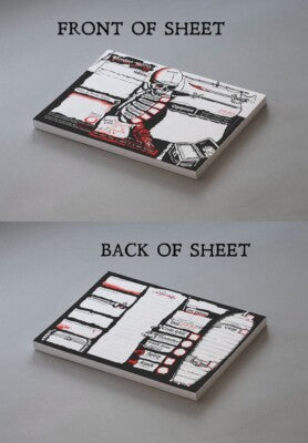 Pirate Borg: Character Sheet Pad