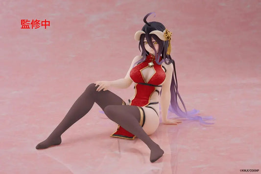 Overlord PVC Statue Desktop Cute Figure Albedo Chinese Dress Ver. Renewal